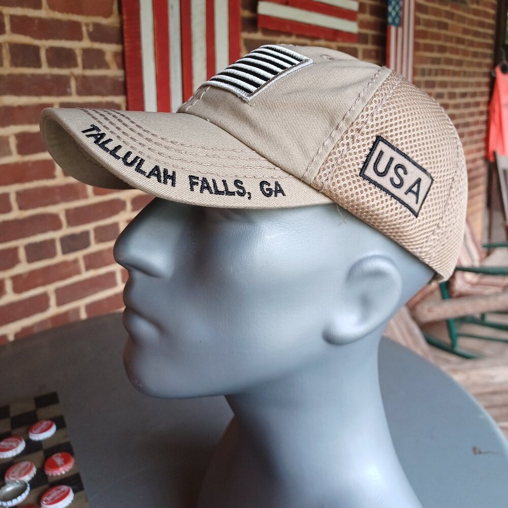 USA Hats "Tallulah Falls, GA" in Tan